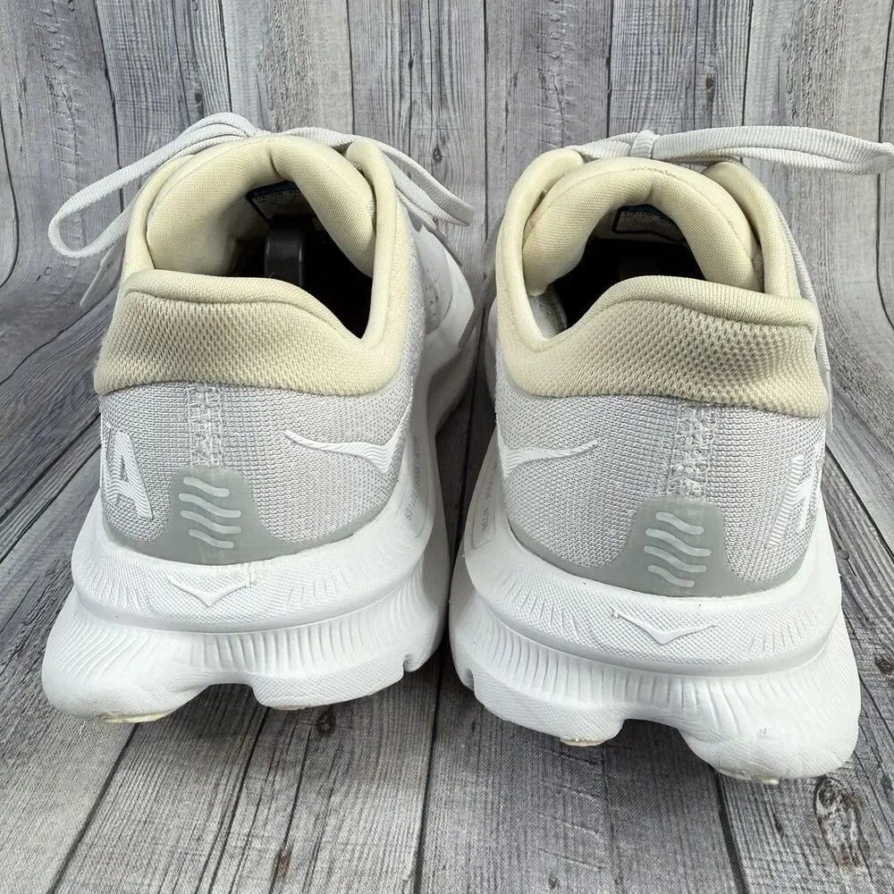 Hoka One One Kawana Women’s Sz 8 B Nimbus Cloud Ice White Running Shoes Sneakers